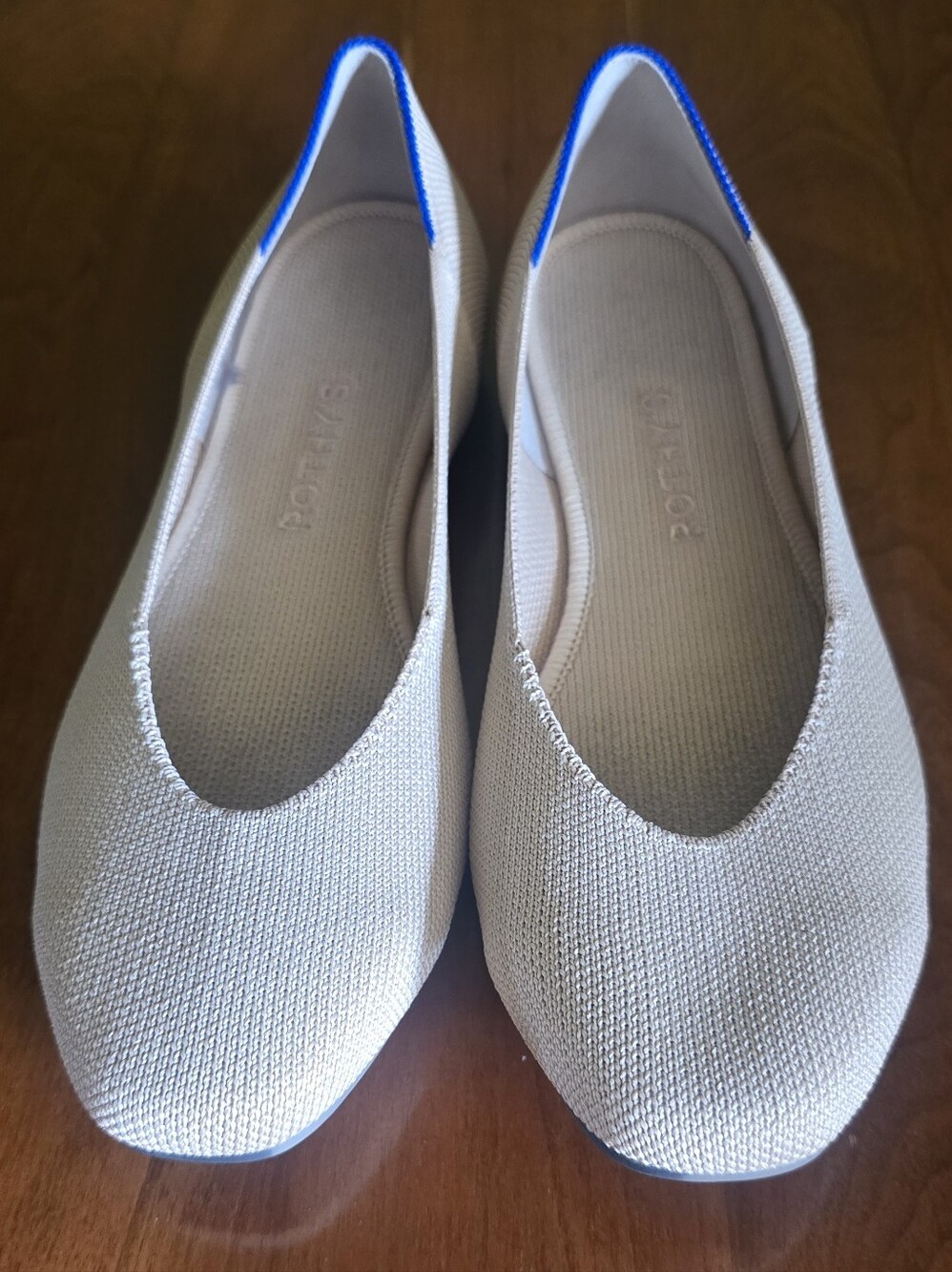 Rothy's Round Toe Ballet Flat Tan Beige 8